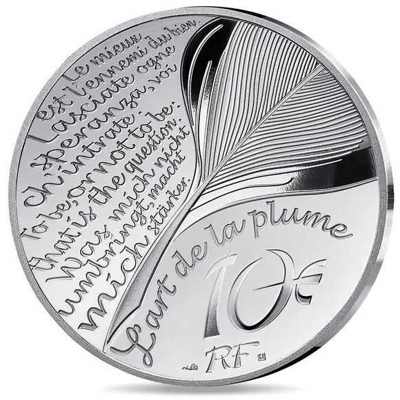 Подорож до центру Землі ( Жуль Верн ) / Франція 10 євро 2025 срібло999