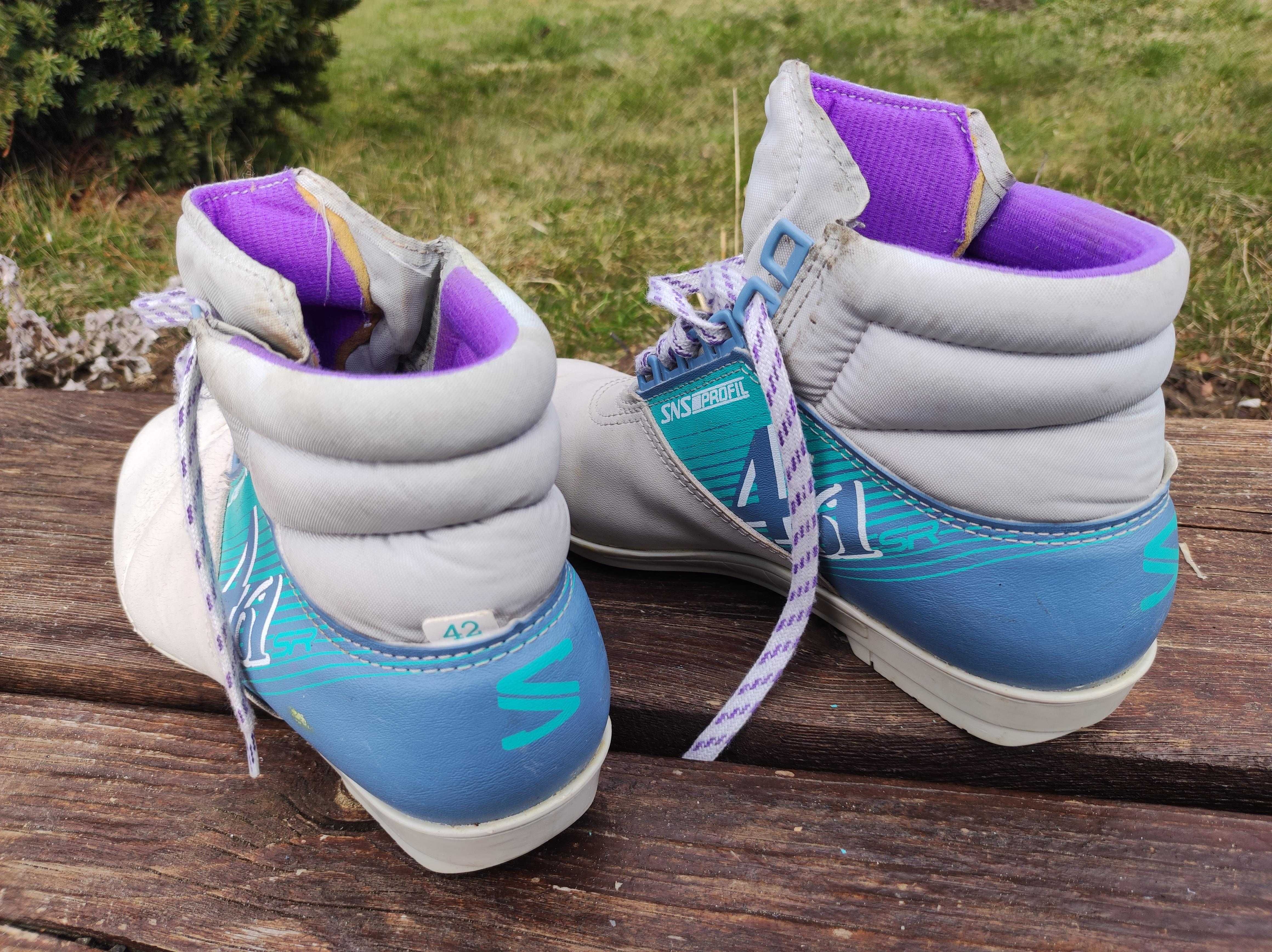Buty do nart biegowych biegówki Salomon SR 461 SNS Profil roz 42