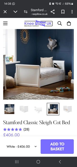 Łóżeczko / Tapczanik 140x70