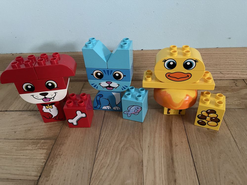 Lego Duplo pierwsze zwierzatka 10858 + kurnik i zwierzątka