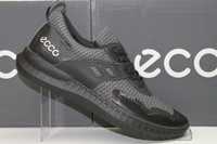ECCO - черные кроссовки - туфли - кросівки сетка (код:19-6сетка)