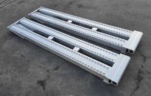 Najazdy aluminiowe PROFESSIONAL 3500x380x90mm mocowanie na rurę 3,8 t.