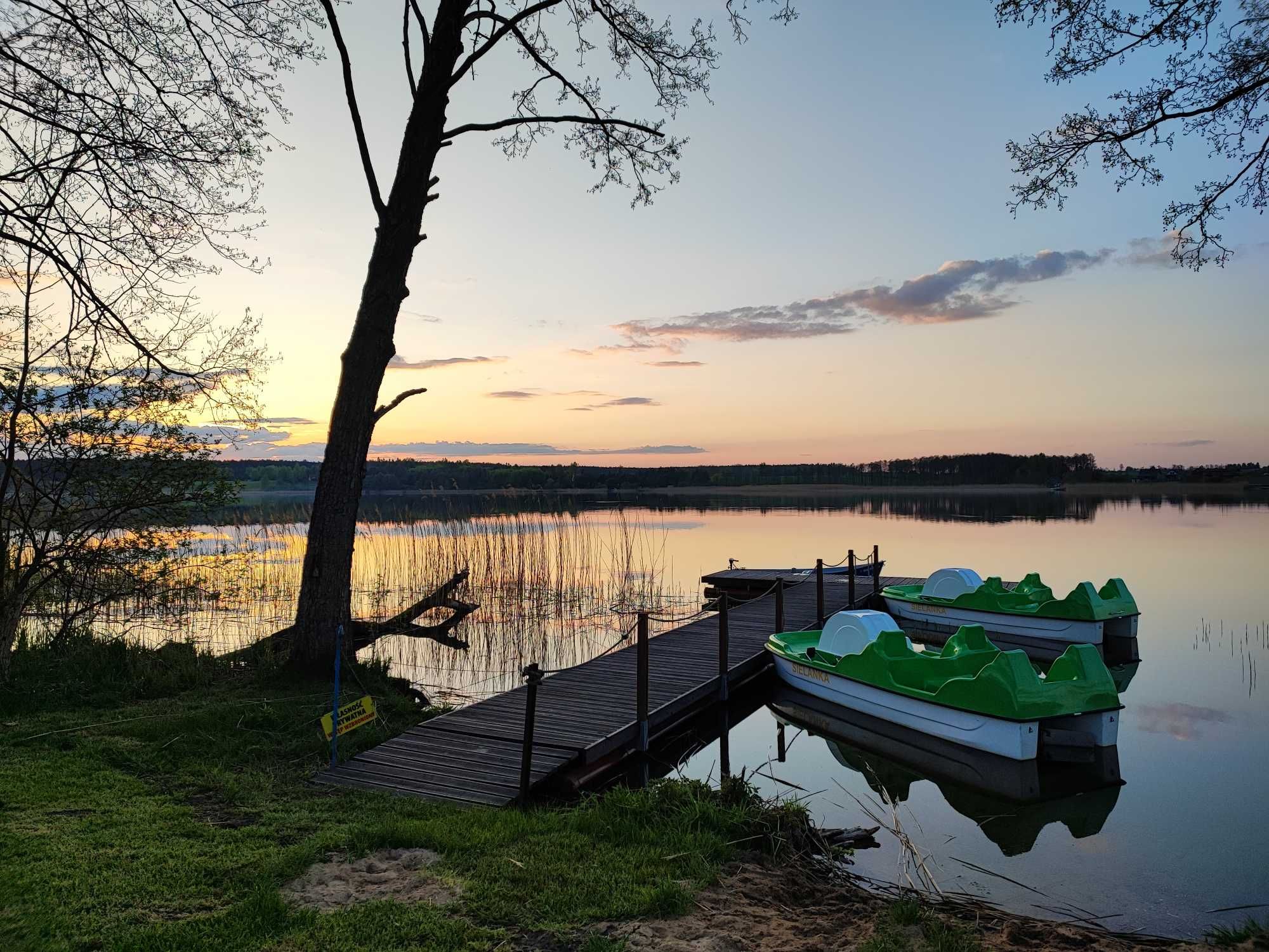 Domek letniskowy nr 4A, 4B, jezioro, mazury, Wawrowice, nocleg