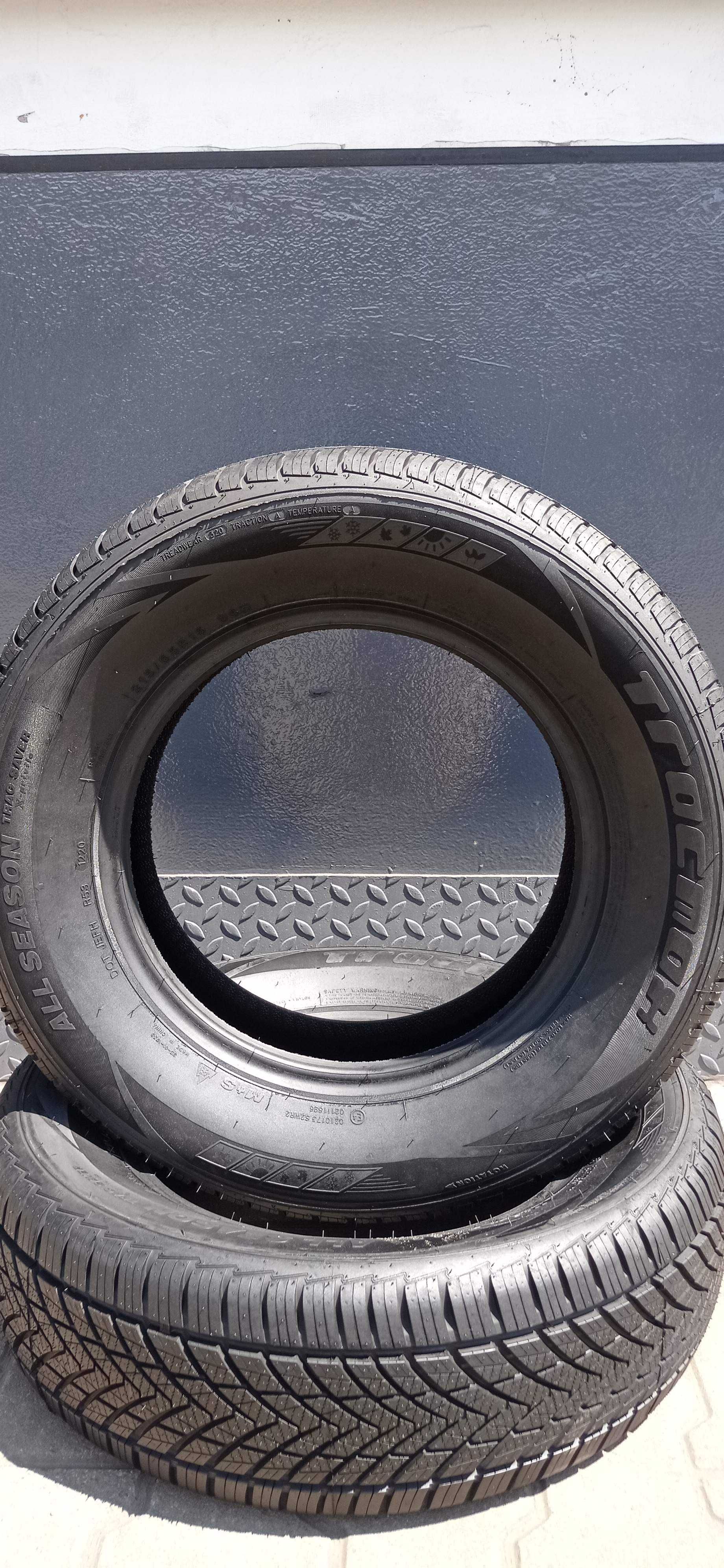 2x 215/65R15 TRACMAX ALL SEASON całoroczne 2020r 7,5 mm