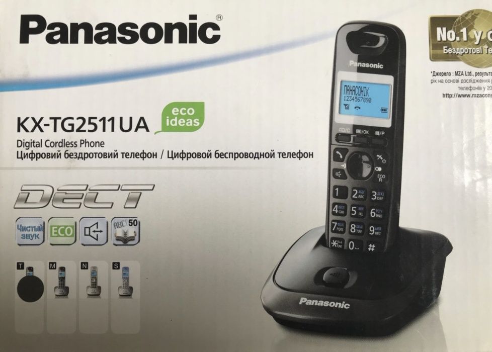 Радиотелефон Panasonic KX-TG2511UA Titan