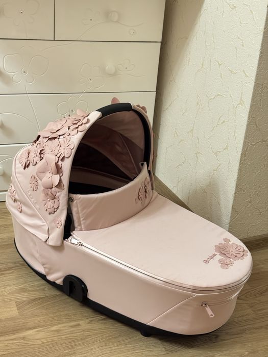Люлька Cybex Mios 4.0 Simply Flowers Pink.