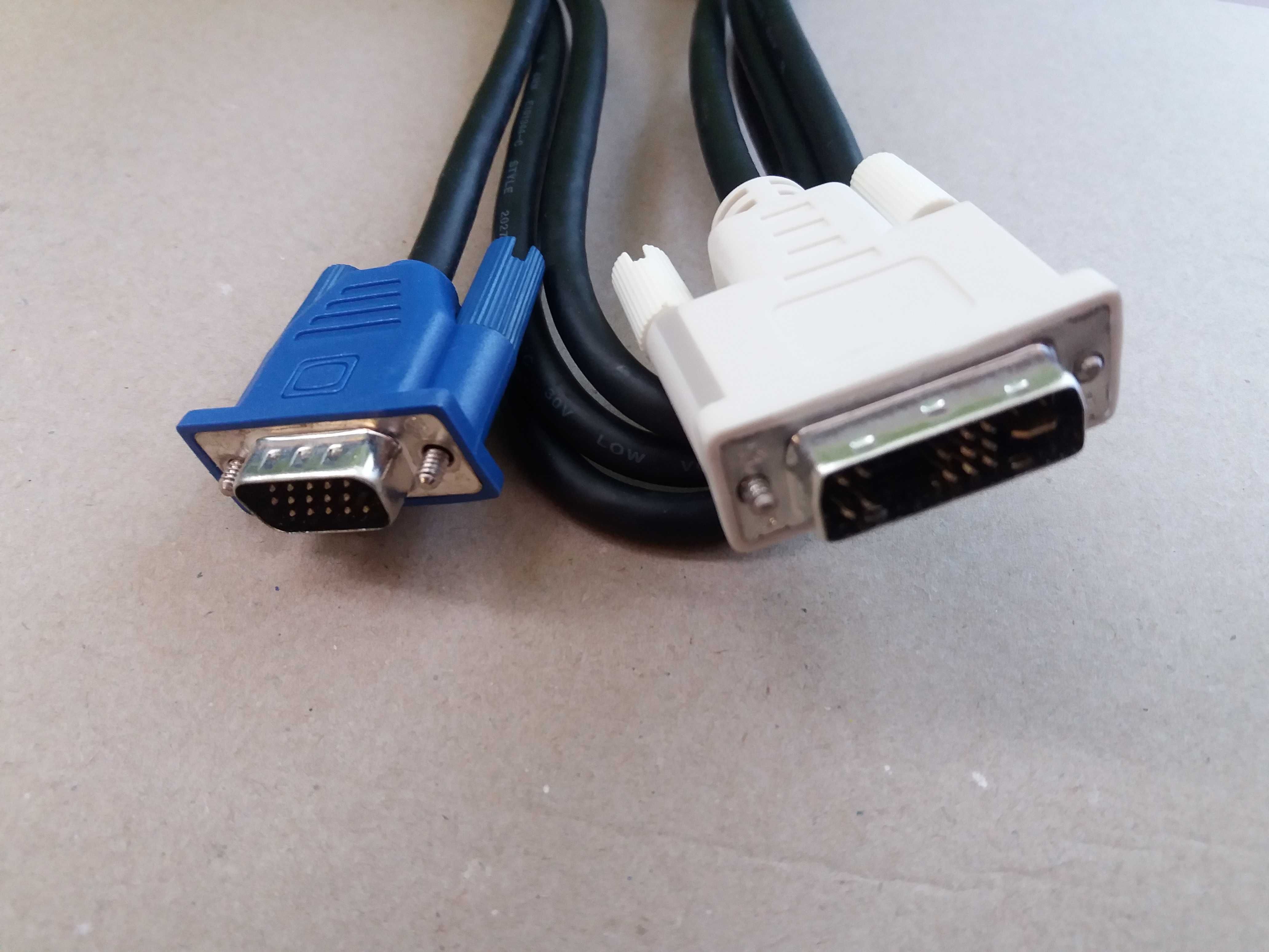 Kabel do monitora DVI-A do VGA