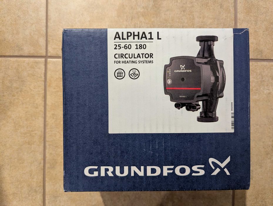 Pompa obiegowa C.O. GRUNDFOS ALPHA1 L - Nowa