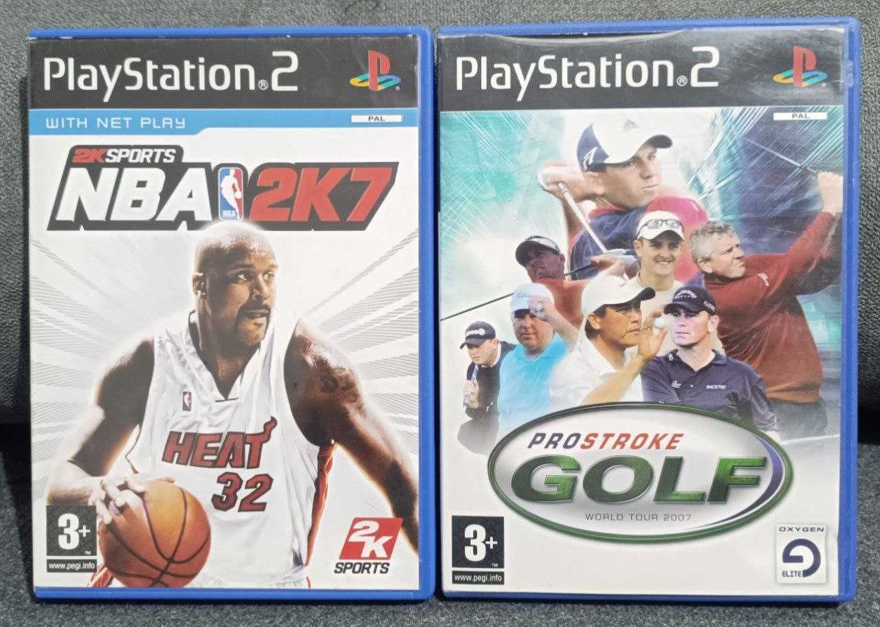 GAME NBA e GOLF PS2 - Jogo de Golf e NBA para Playstation 2