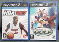 GAME NBA e GOLF PS2 - Jogo de Golf e NBA para Playstation 2