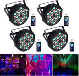 Nowe oświetlenie LED / lampa dyskotekowa / 4szt / RGB / DMX512 !9394!