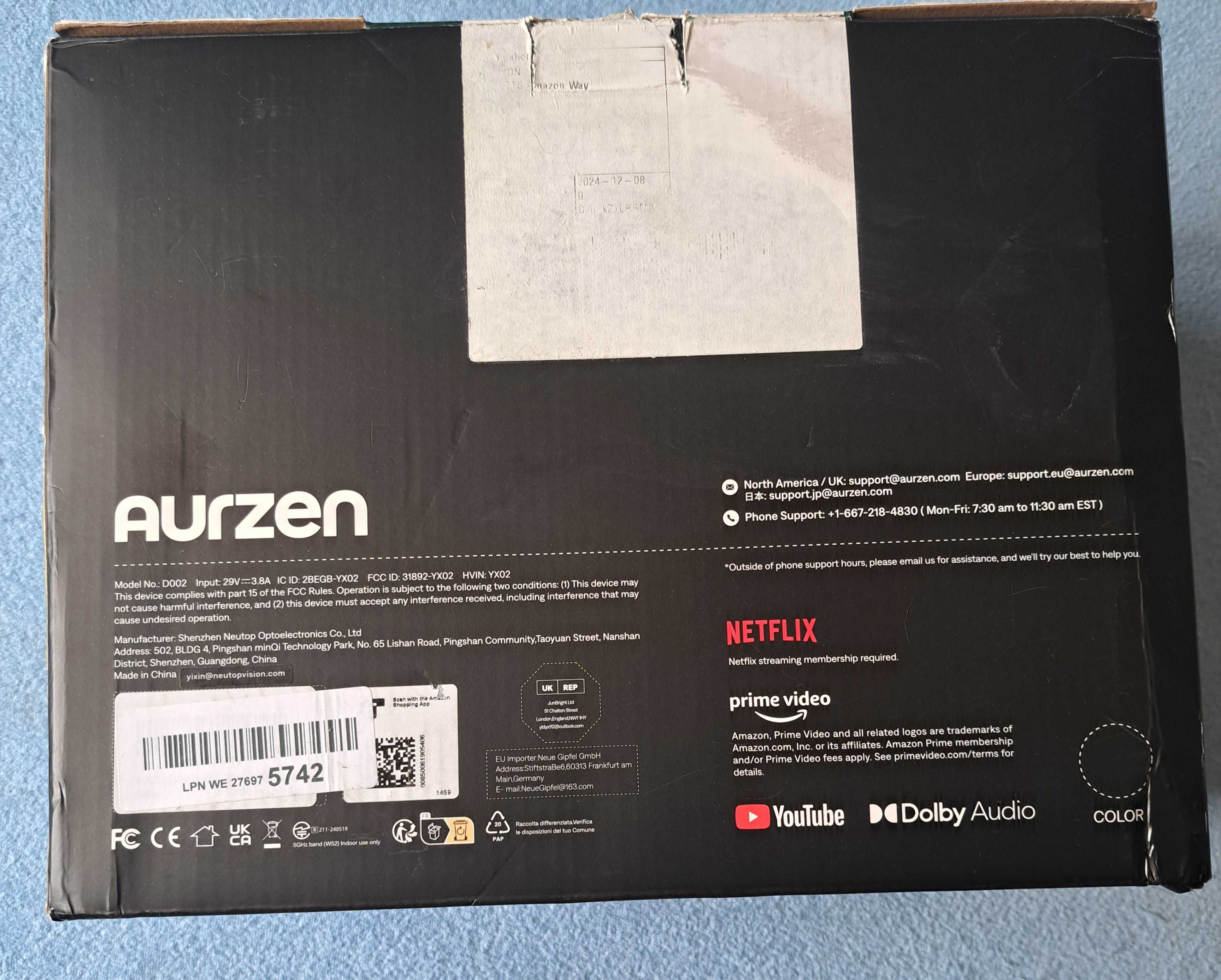 Projektor Aurzen EAZZE D1 Pro