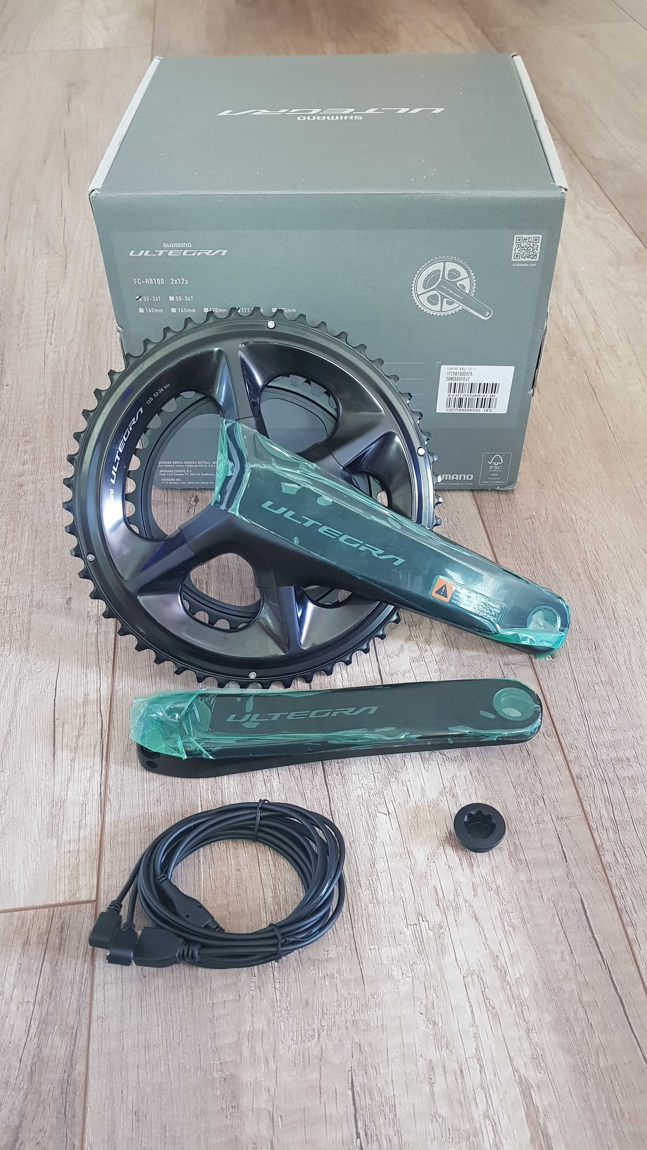 Korba shimano ultegra z pomiarem mocy