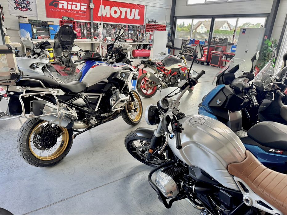 Przegląd przed zakupowy motocykla, diagnostyka, sprawdzenie, geometria