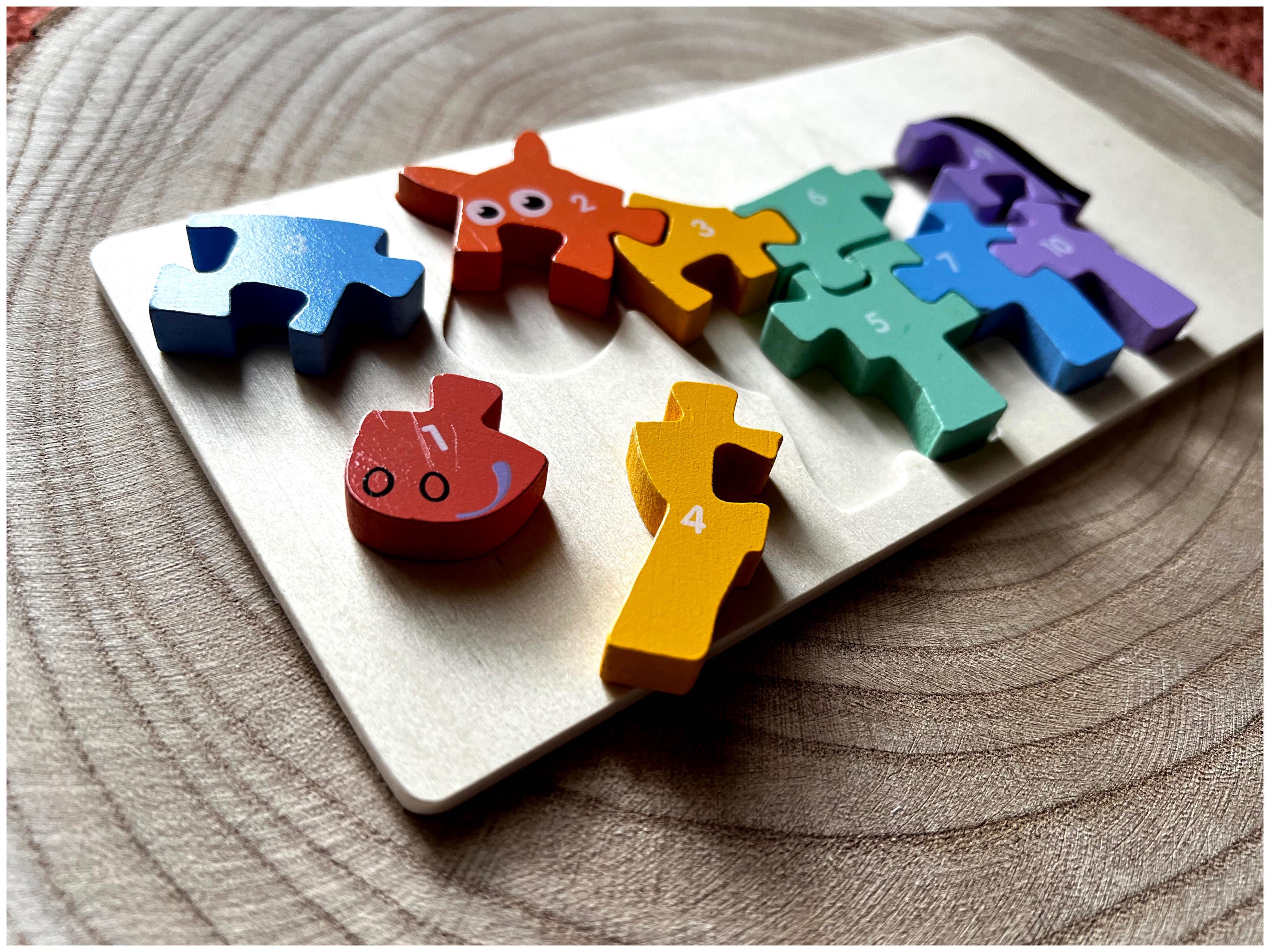 Puzzle Numérico do Cavalo - Montessori