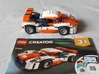Lego Creator 31089, 3 в 1 (гоночний автомобіль, спорткар, човен)