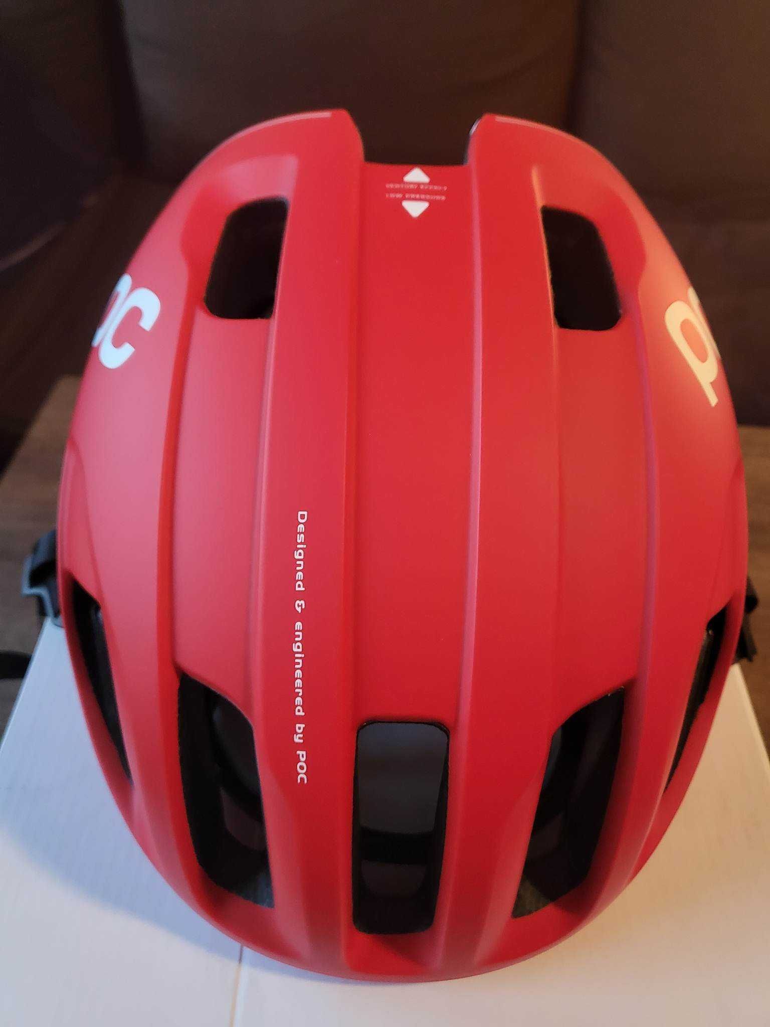 Kask rowerowy Poc "Ventral Spin" w kolorze czerwonym