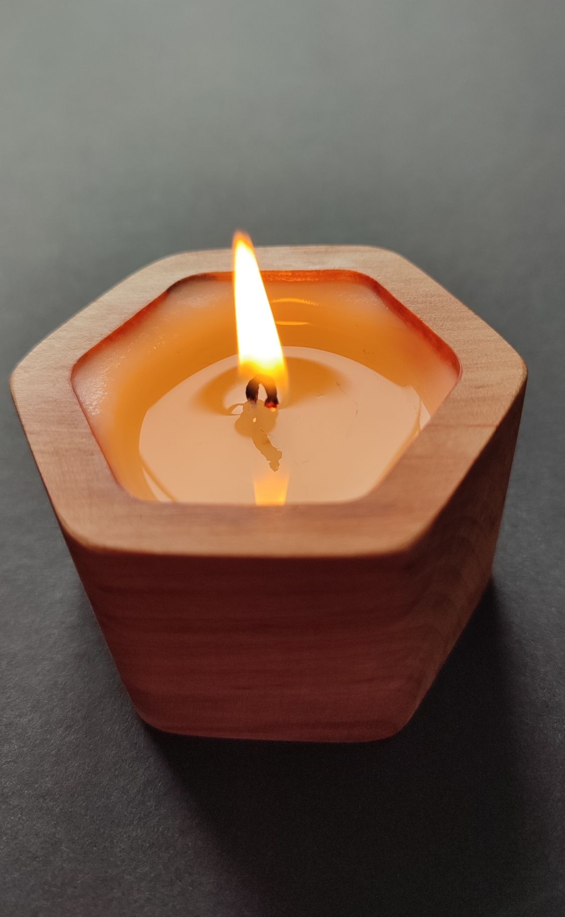Кашпо для свічки/Дерев'яні форми для свічок