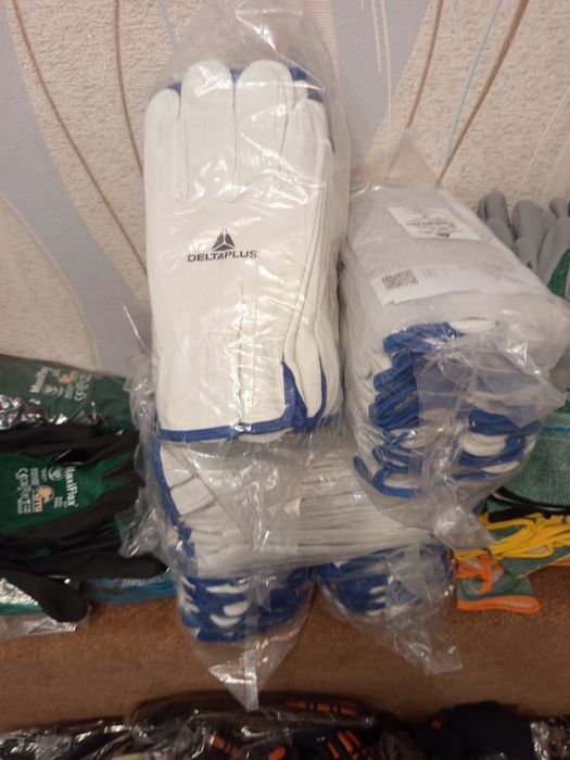 Рукавички робочі шкіряні ,перчатки рабочие кожаные DELTA PLUS