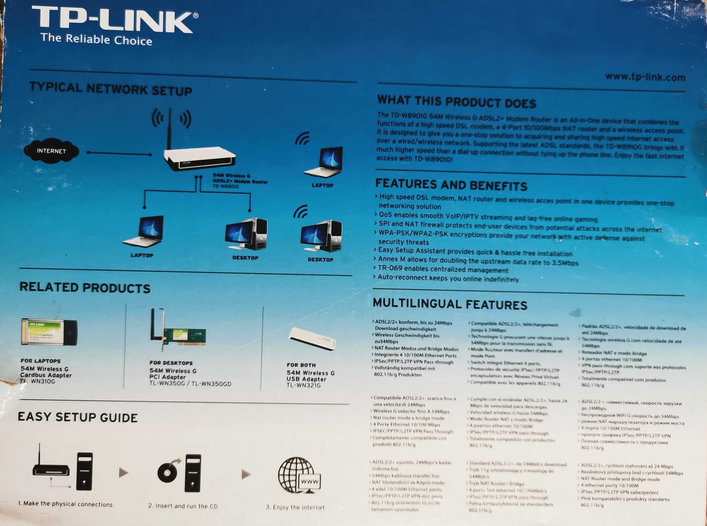 Router Tp-Link TD-W8901G