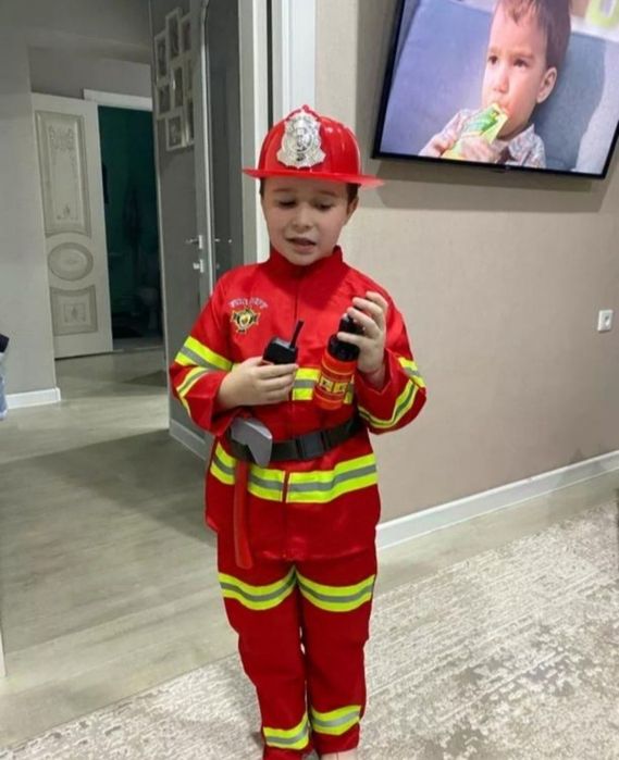 Дитячий костюм Пожежник на 3-4, 5-6, 7-8, 9-10 років