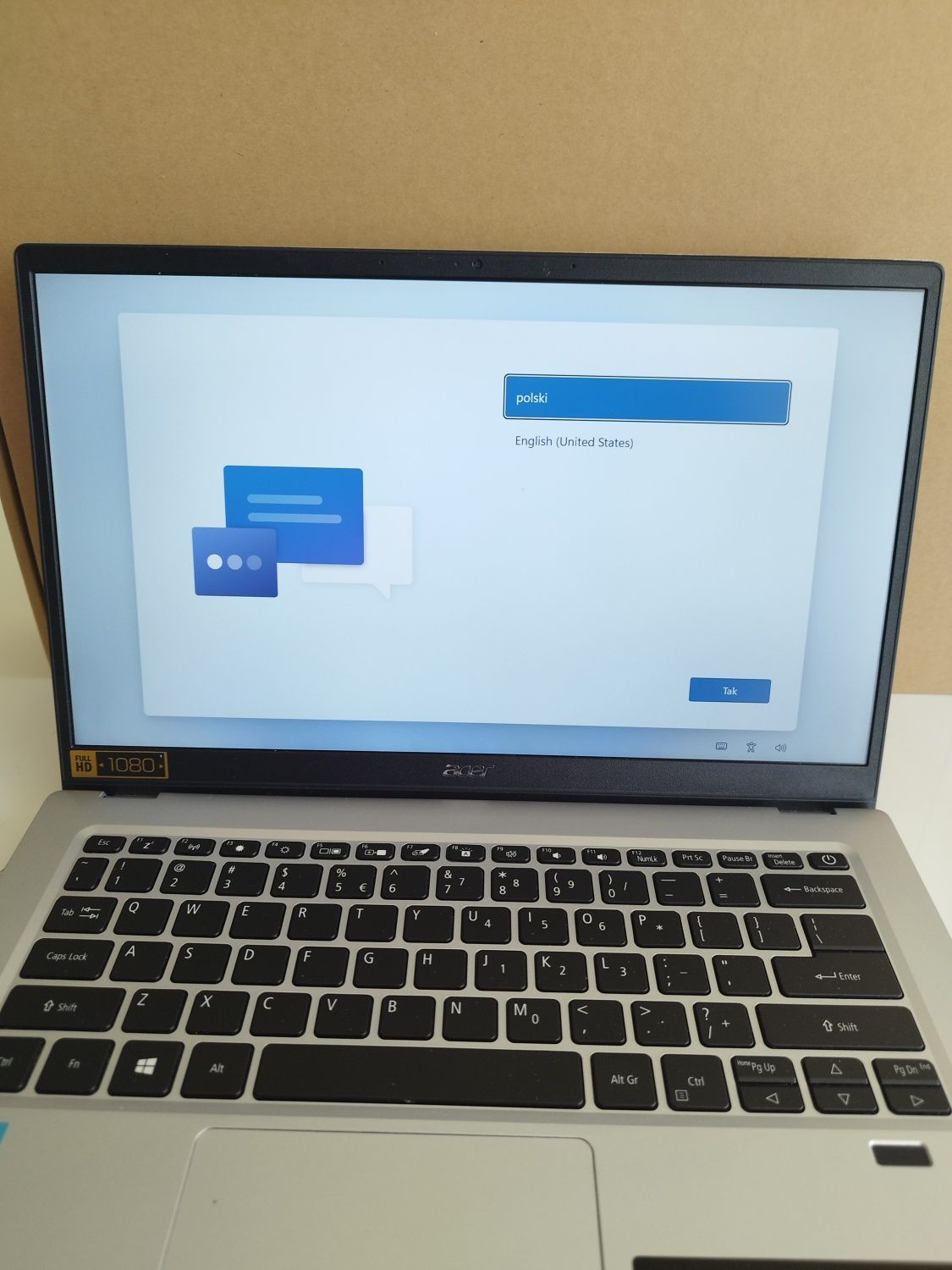 Laptop ACER Swift 1  4GB RAM 128GB