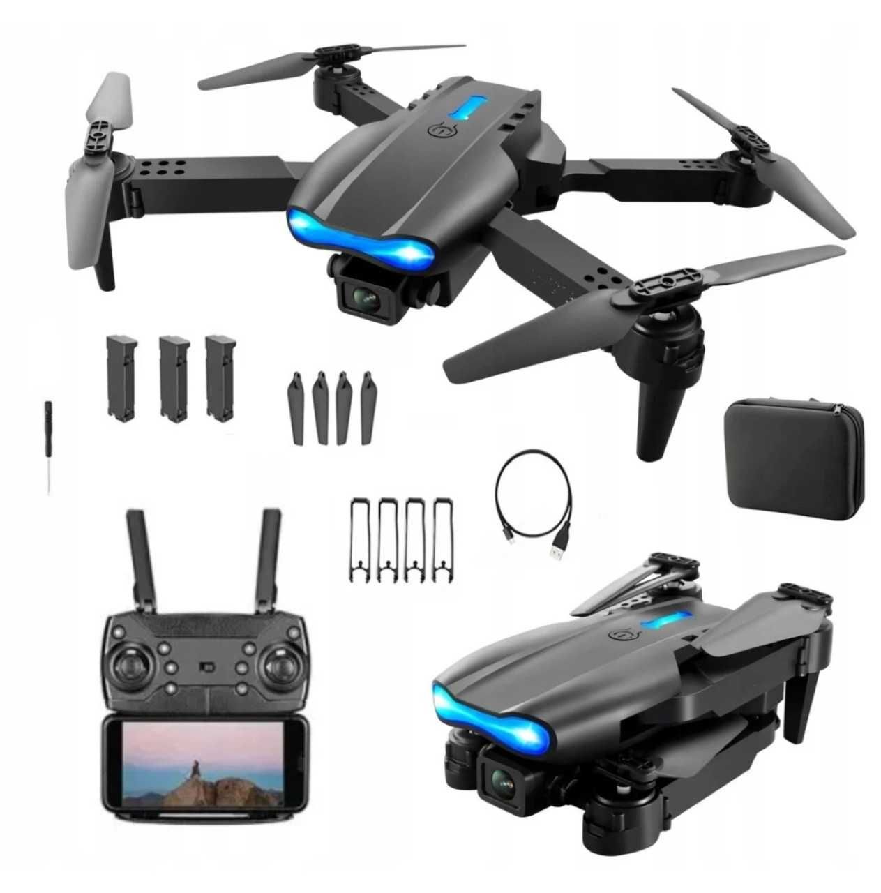Dron E99 z kamerą