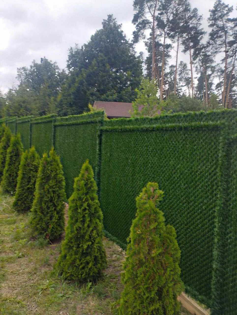 Зелений паркан Co-Group змішаного кольору H-1.20м х 10м в рулоні