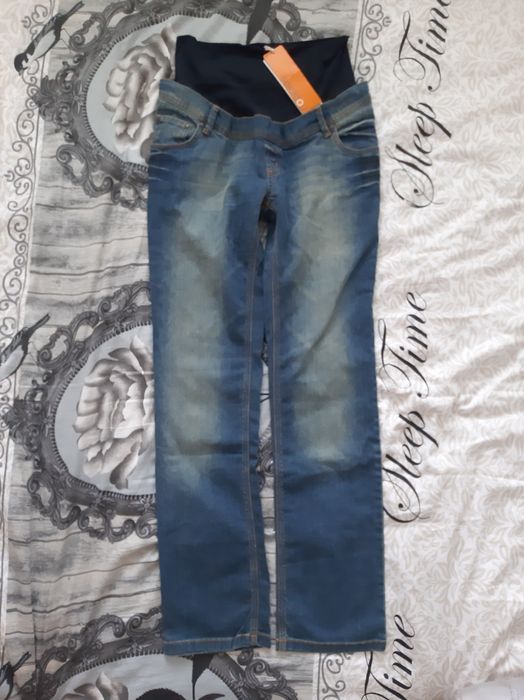 Jeansy spodnie ciążowe m/l 38 40 nowe