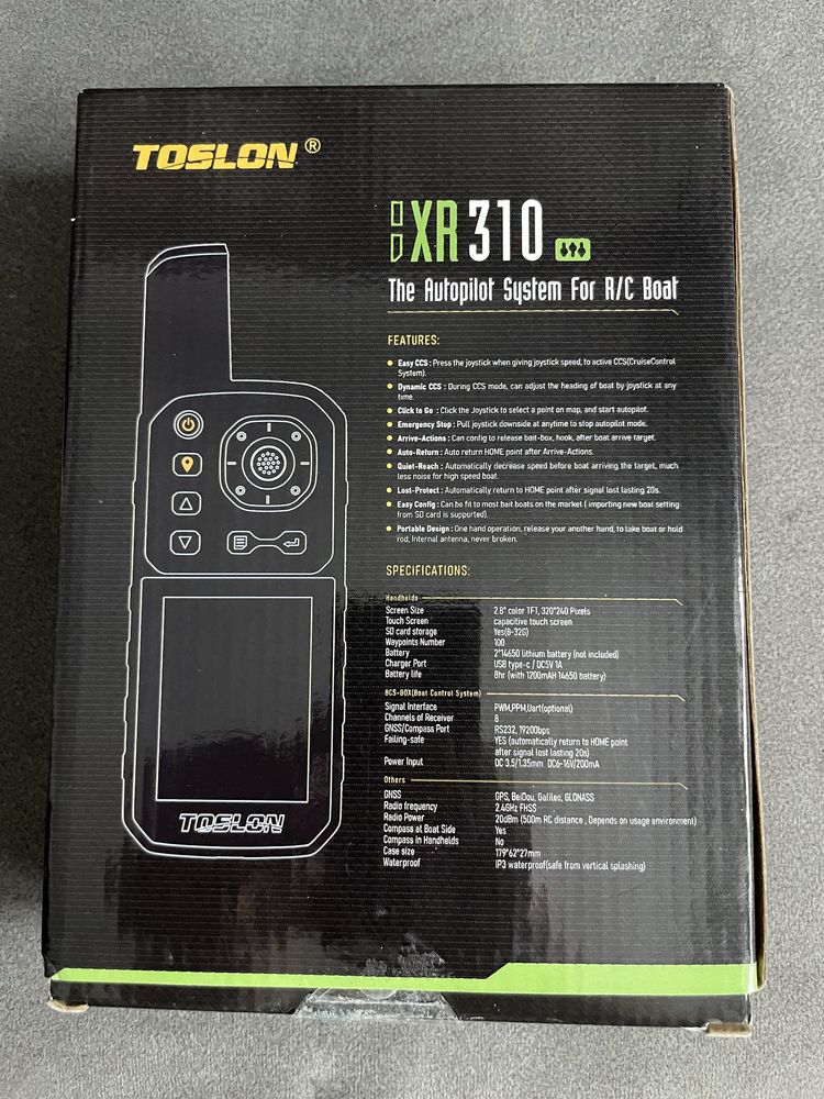 Echosondy Toslon gps XR310 / echosondy tf520/ tf 640
