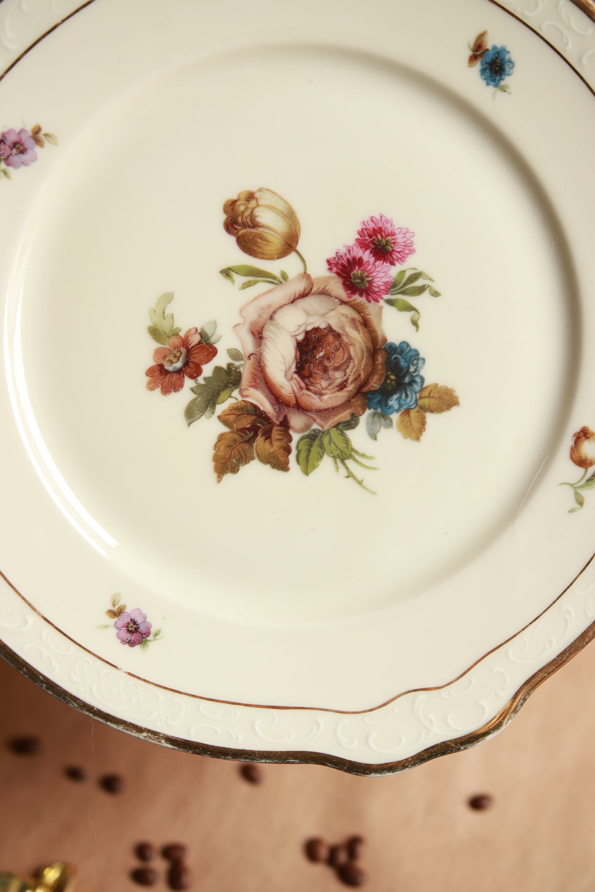 Patera kremowa porcelana talerz Kjobenhavns Dania