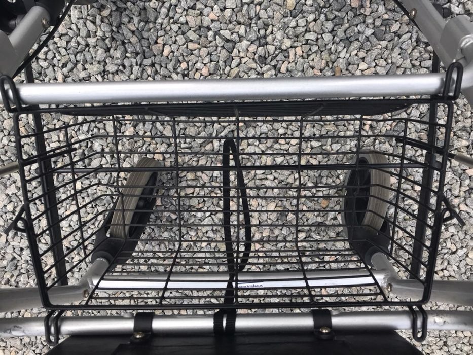 Aluminiowy balkonik chodzik składany