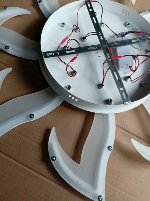 Nowa lamp sufitowa LED MYYCX 80w pilot i aplikacja 80cm 3 barwy swiatl