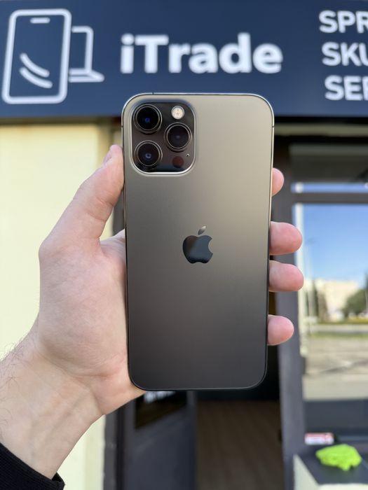 Telefon iPhone 12 PRO MAX 128GB Czarny Apple Gwarancja iTrade