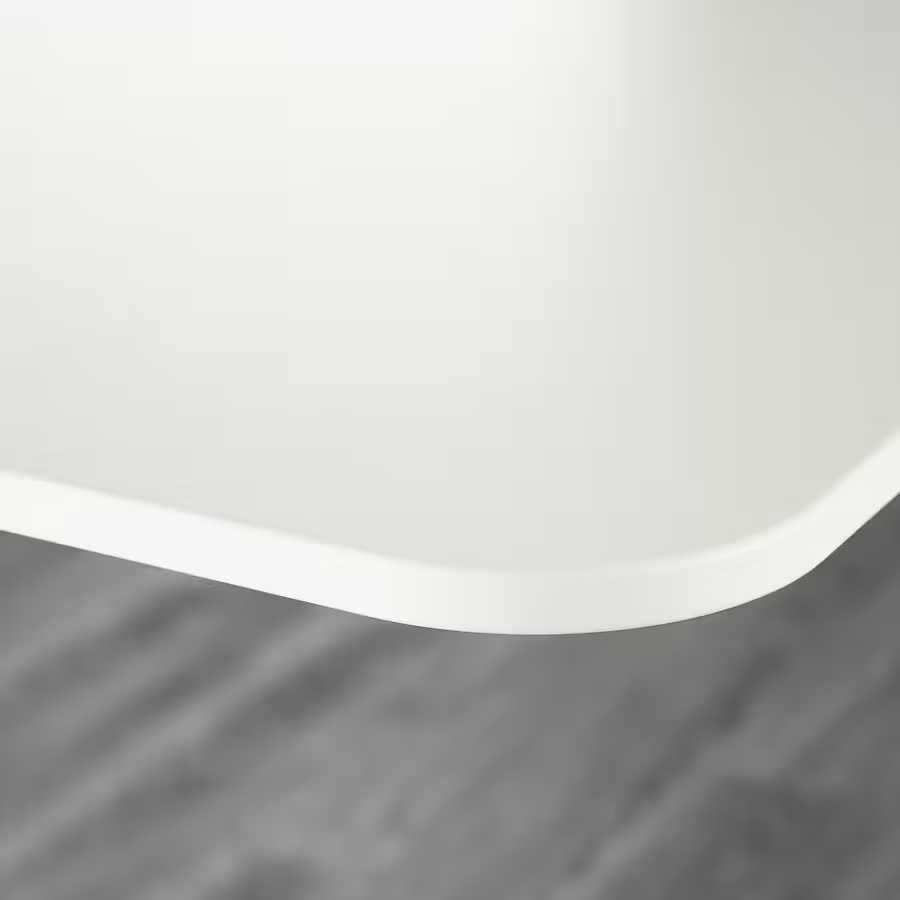Secretária Ikea BEKANT – 160x80cm, Branco, Altura Regulável