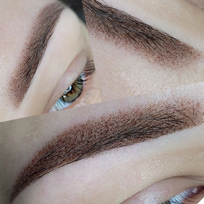 Перманентный макияж бровей / татуаж