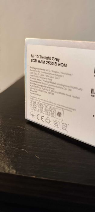 Xiaomi 10 8GB 256 GB excelente estado