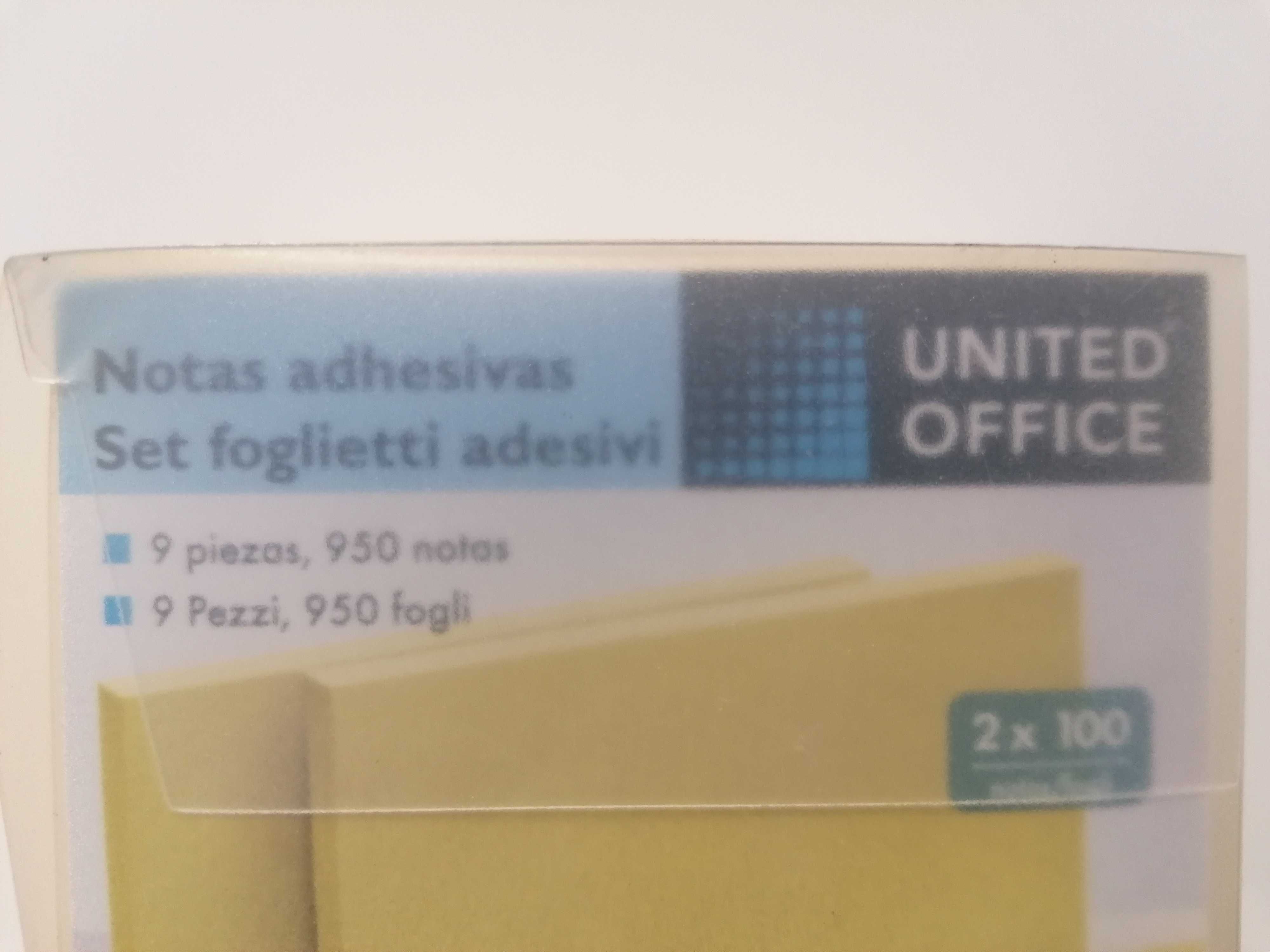 Conjunto de blocos post-it