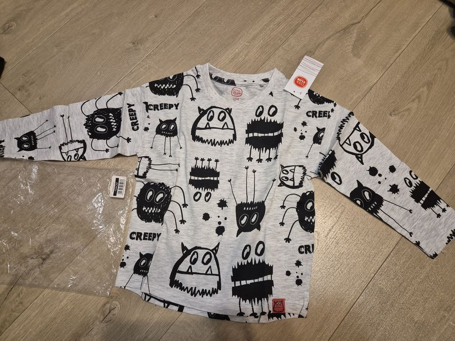 Bluzka roz 104 z długim rękawem Smyk CoolClub