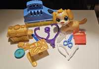 Akcesoria Play Doh piesek weterynarz oraz skrzynia skarbów zabawki