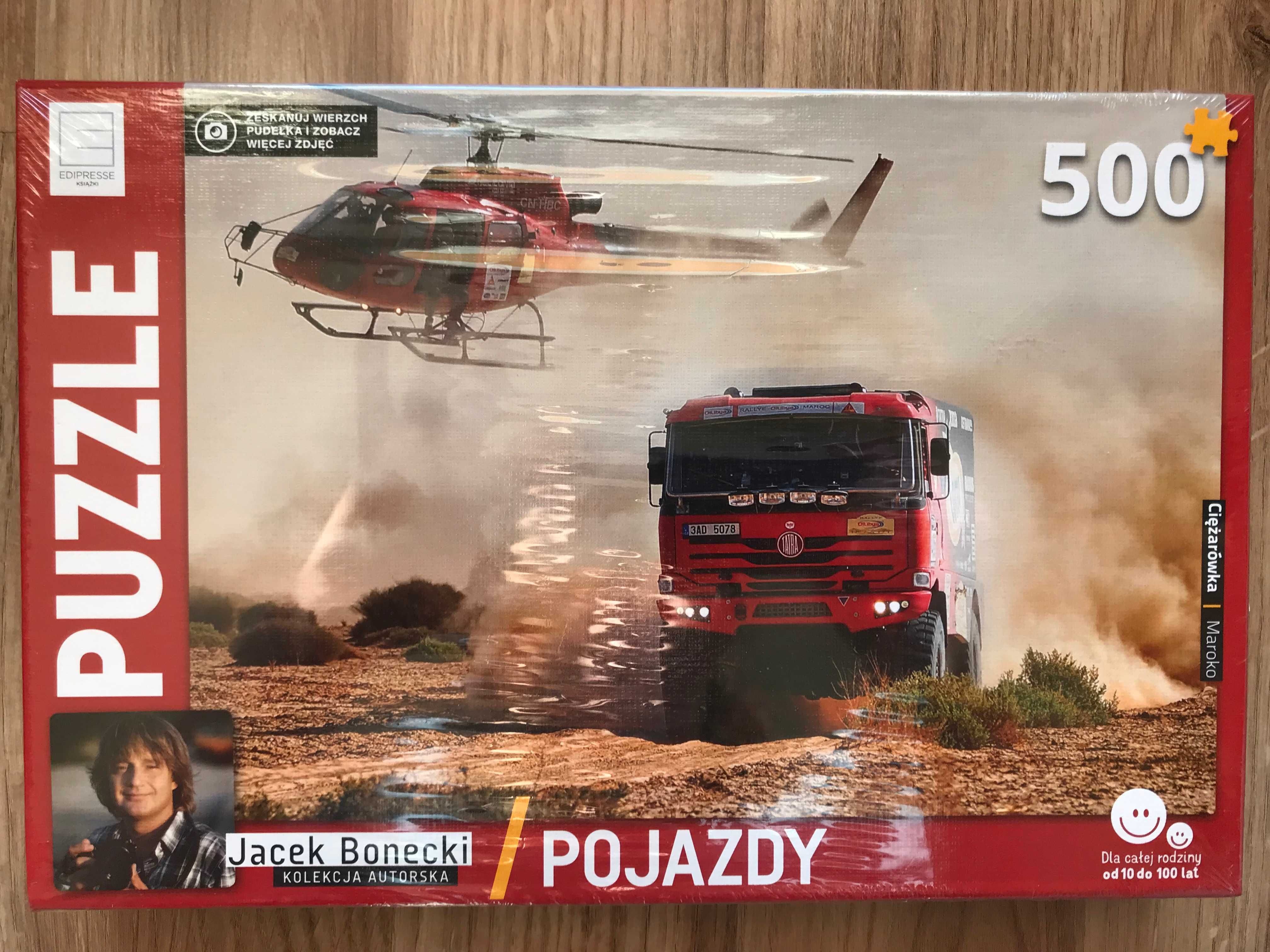 Nowe puzzle, układanka pojazdy Ciężarówka 500 elementów
