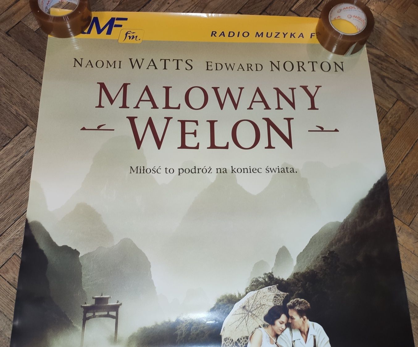 Malowany welon plakat filmowy oryginalny Watts Norton