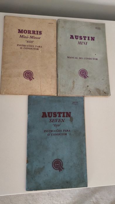 Austin Morris Mini MK1 Manual Condutor - Portugues