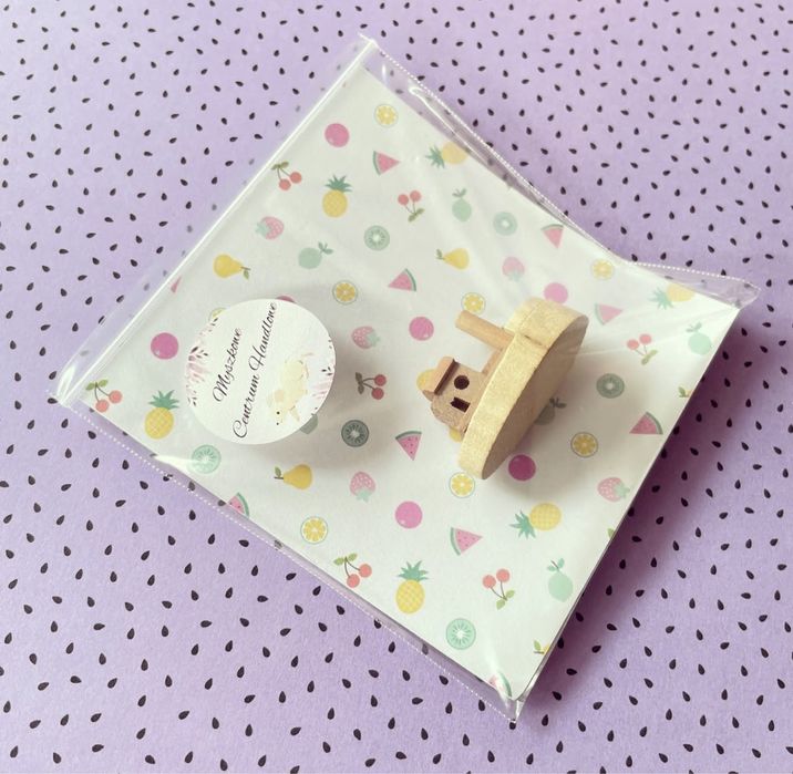 Drewniana zabawka statek dla myszek maileg lalki barbie mini