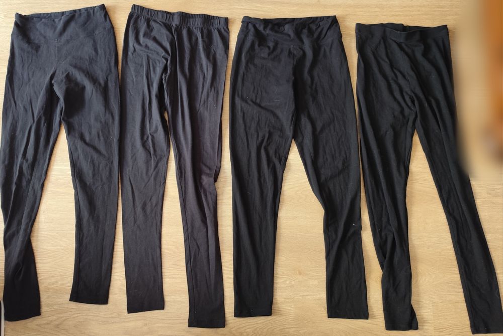 Zestaw 4x legginsy XS 170 Ideał jak nowe