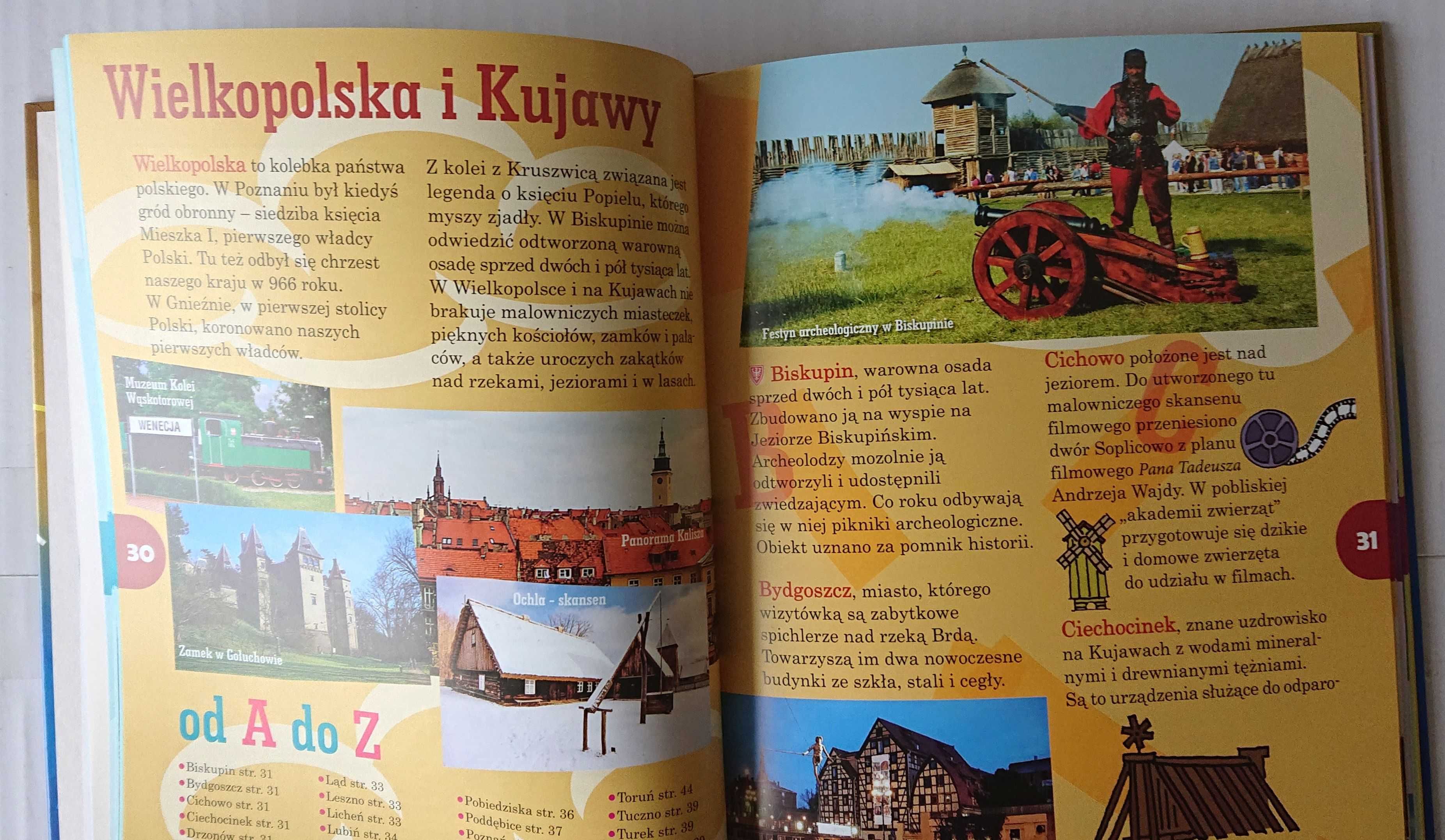 "Polska dla dzieci" atlas samochodowy + przewodnik