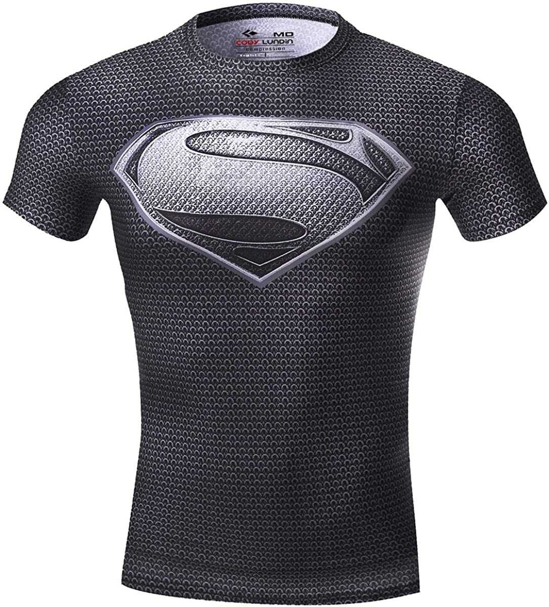 Cody Lundin мужская футболка с супер героем компрессионная футболка М
