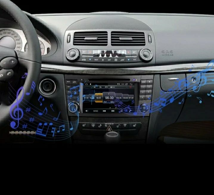Auto Rádio Android Mercedes Benz W211 E220 E230 E280 E350 E500 NOVO