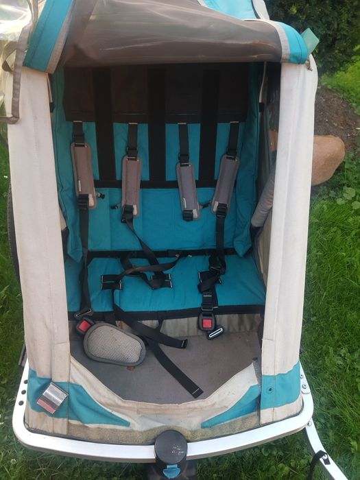 Przyczepka rowerowa Qeridoo 40kg  riksza do roweru wózek