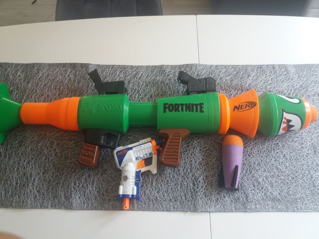 Wyrzutnia NERF fortnite gratis pistolet nerf